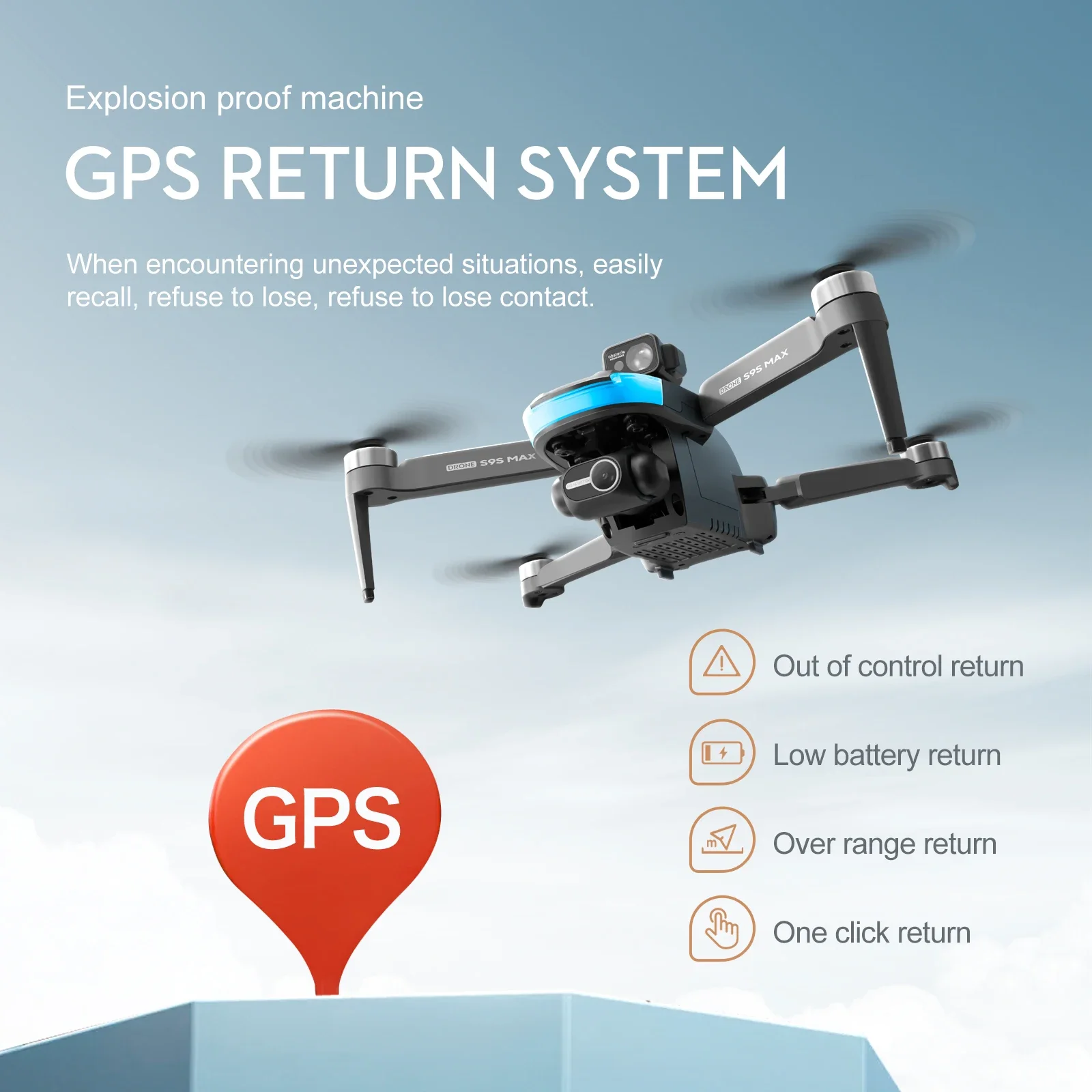 جديد S9S ماكس طائرة صغيرة بدون - مراجعة Drone Video Production وسعره
